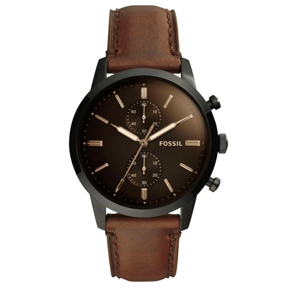 Fossil FFS5437 Quartz Deri Kahverengi 44 mm Erkek Kol Saati