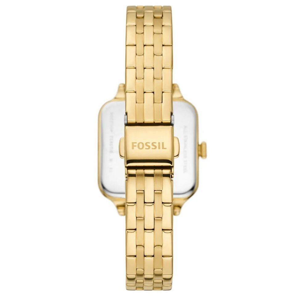 Fossil FBQ3832 Quartz Çelik Altın Beyaz Kadran 28 mm Kadın Kol Saati
