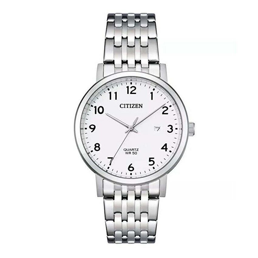 Citizen BI5070-57A Quartz Çelik Gri Beyaz Kadran 40 mm Erkek Kol Saati