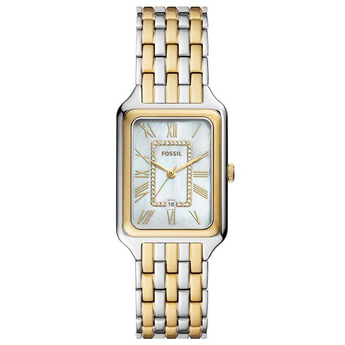 Fossil FES5305 Quartz Çelik Altın/Gri 26 mm Kadın Kol Saati