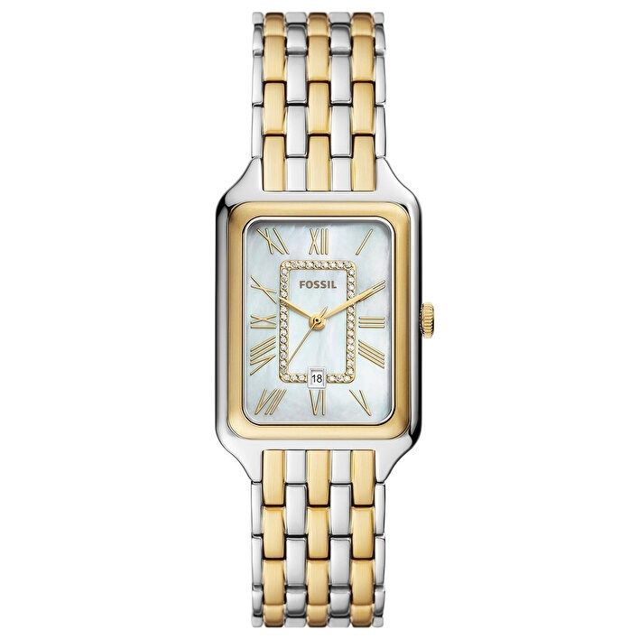 Fossil FES5305 Quartz Çelik Altın/Gri 26 mm Kadın Kol Saati