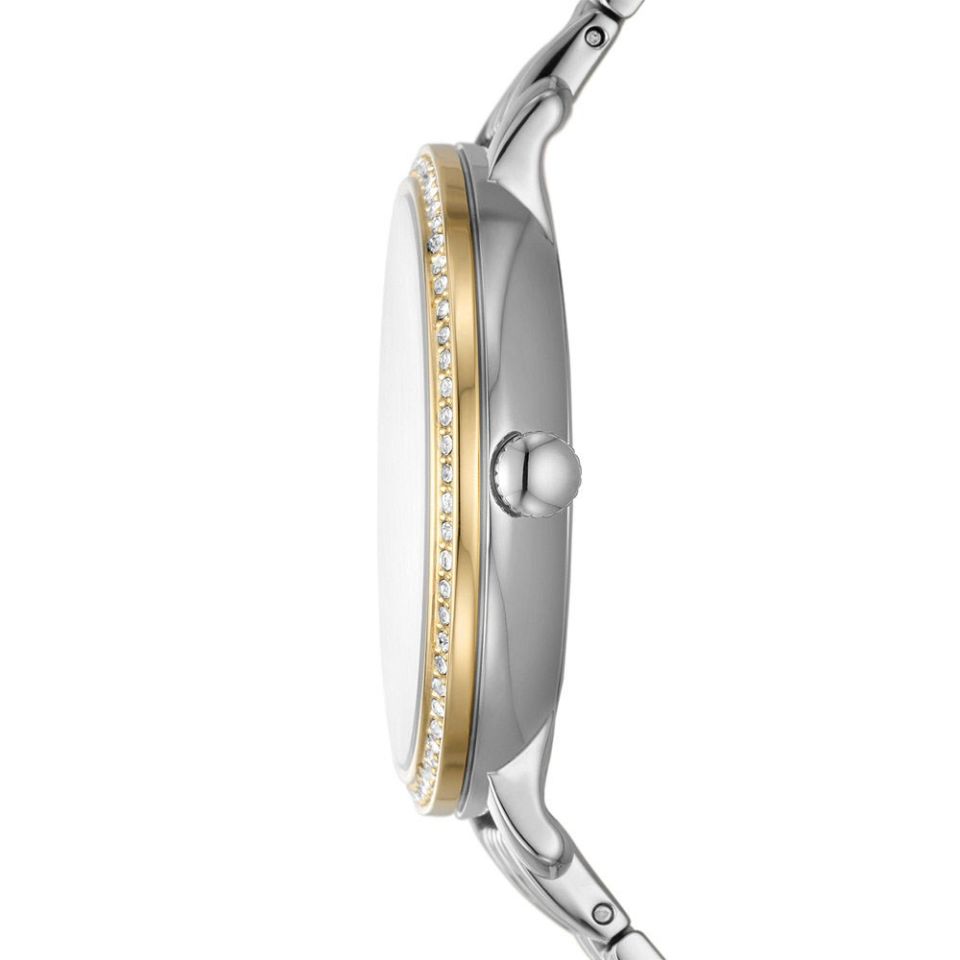 Fossil FES5166 Quartz Çelik Altın/Gri Beyaz Kadran 36 mm Kadın Kol Saati