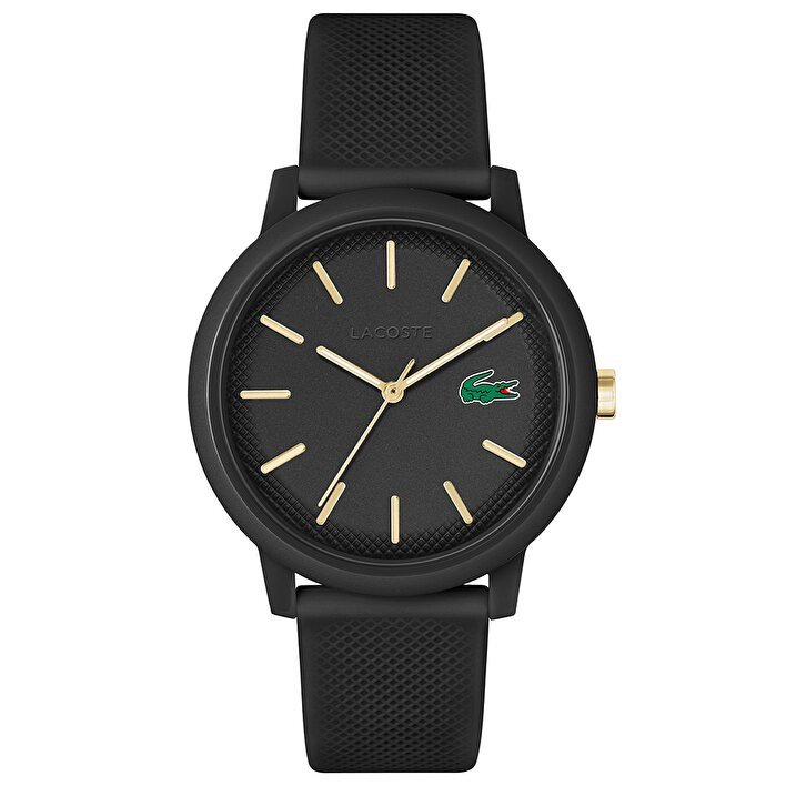 Lacoste LAC2011233 Quartz Silikon Siyah 42 mm Erkek Kol Saati