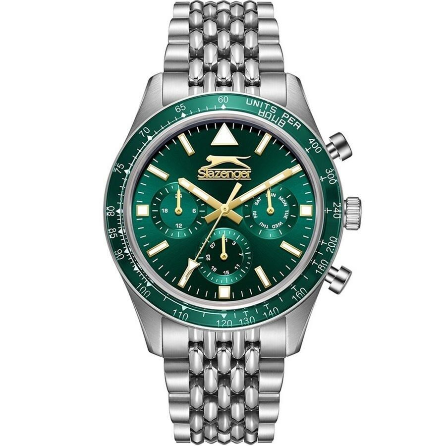 Slazenger SL.09.2417.2.04 Quartz Çelik 45 mm Gri Erkek Kol Saati