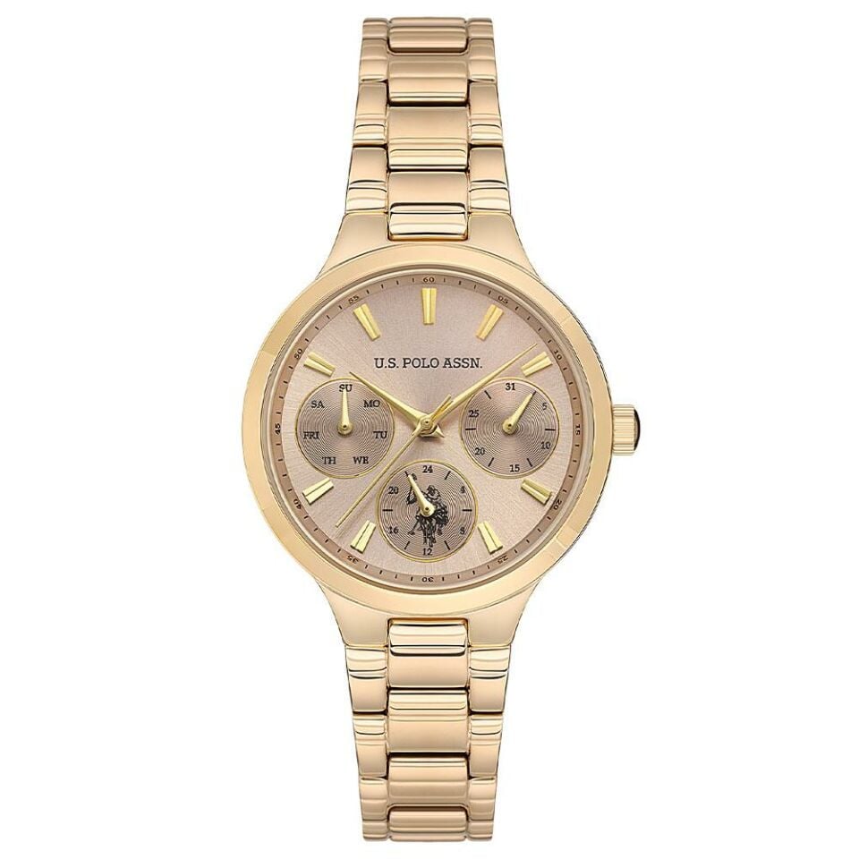 U.s. Polo Assn. USPA2069-04 Quartz Çelik Altın Rengi Rose Kadran 32 mm Kadın Kol Saati