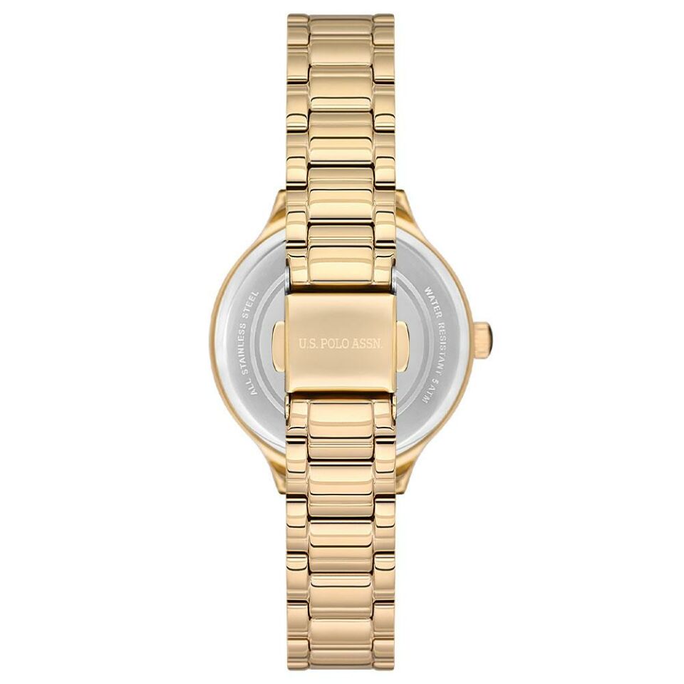 U.s. Polo Assn. USPA2069-04 Quartz Çelik Altın Rengi Rose Kadran 32 mm Kadın Kol Saati