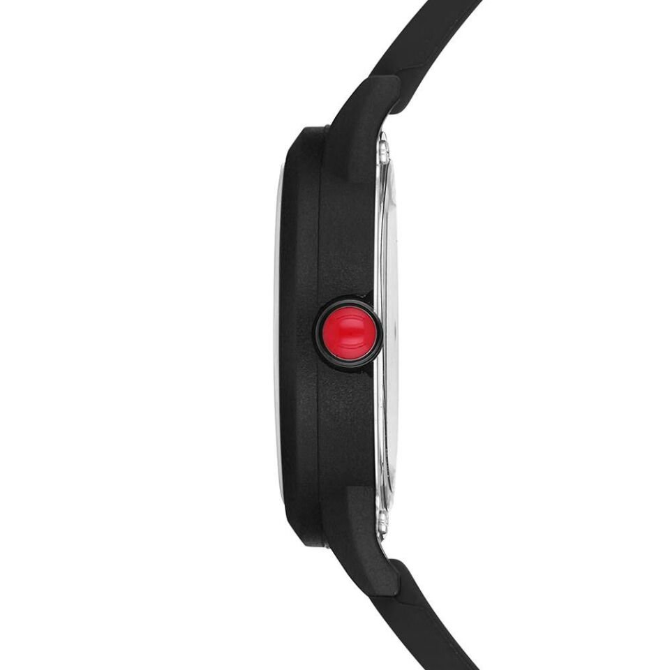 U.S. Polo Assn. USPA2007-03 37 mm Siyah Slikon Kordonlu Kadın Kol Saati