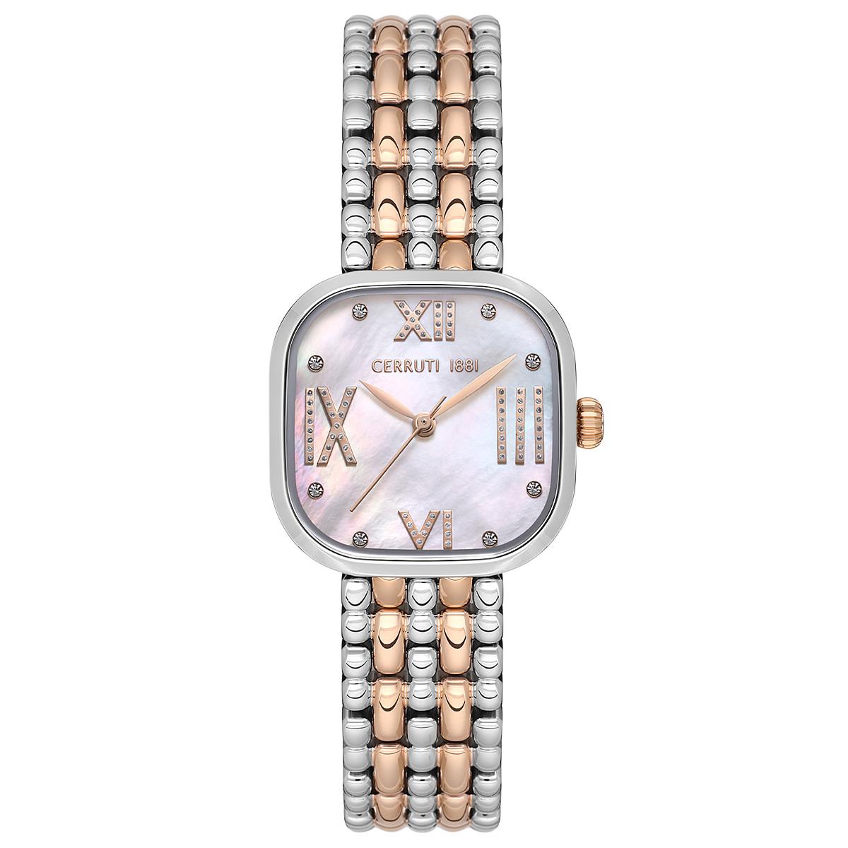 Cerruti 1881 CIWLG0023702 Quartz Çelik Rose/Gri 26 mm Kadın Kol Saati