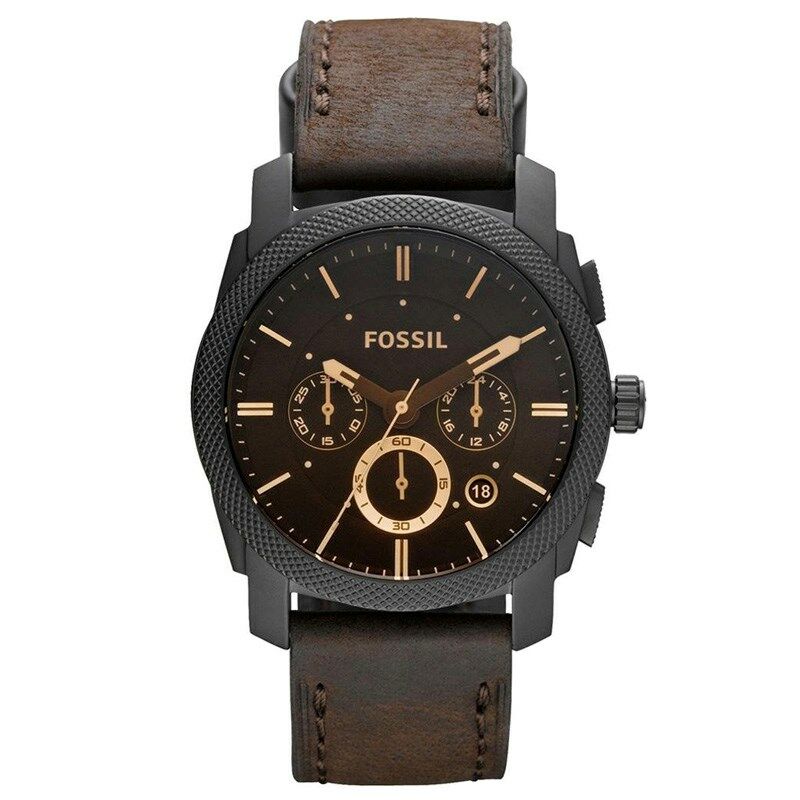 Fossil FS4656 Quartz Deri Kahverengi 42 mm Erkek Kol Saati