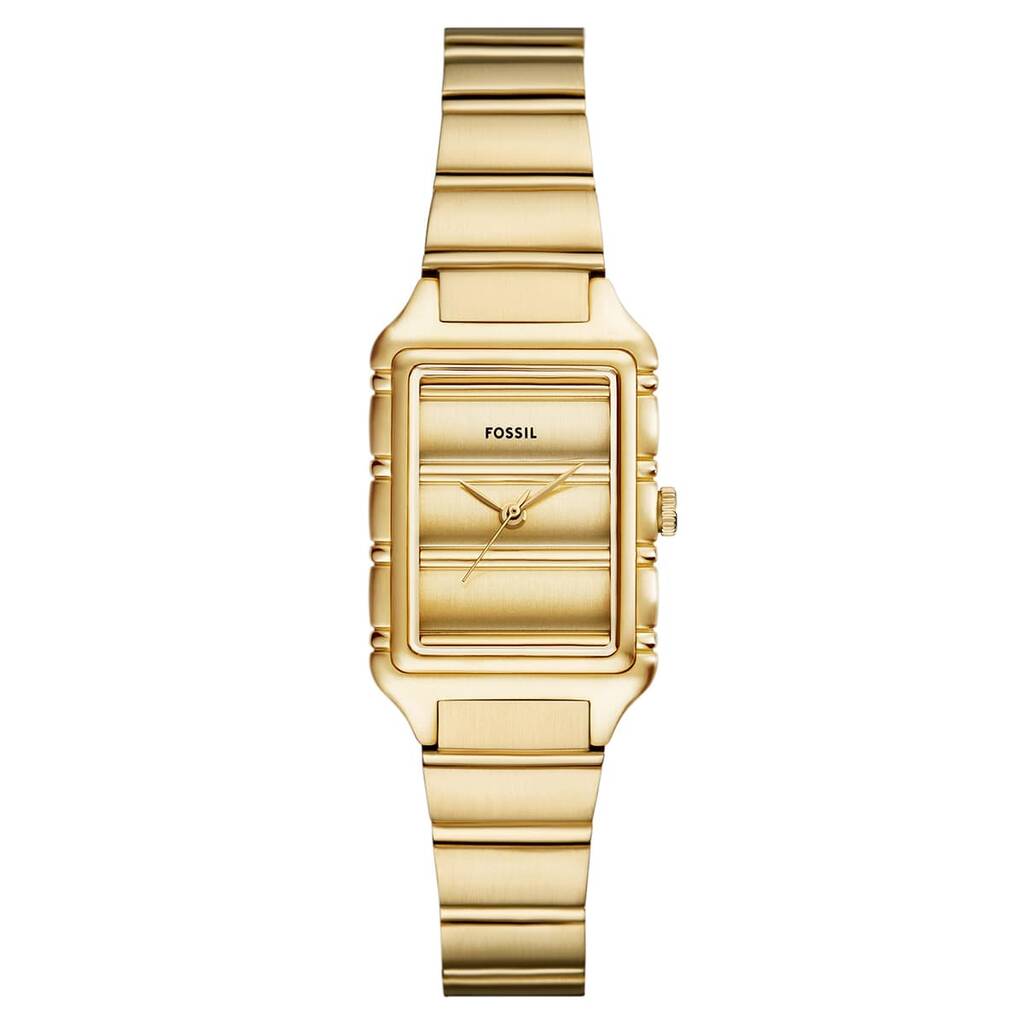 Fossil FES5389 Quartz Çelik Altın Rengi 23 mm Kadın Kol Saati