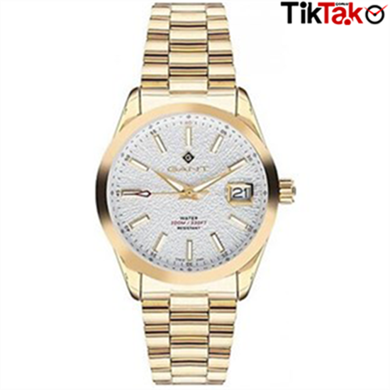 Gant G163007 Quartz Çelik Altın Rengi Beyaz Kadran 10 ATM 38 mm Kadın Kol Saati