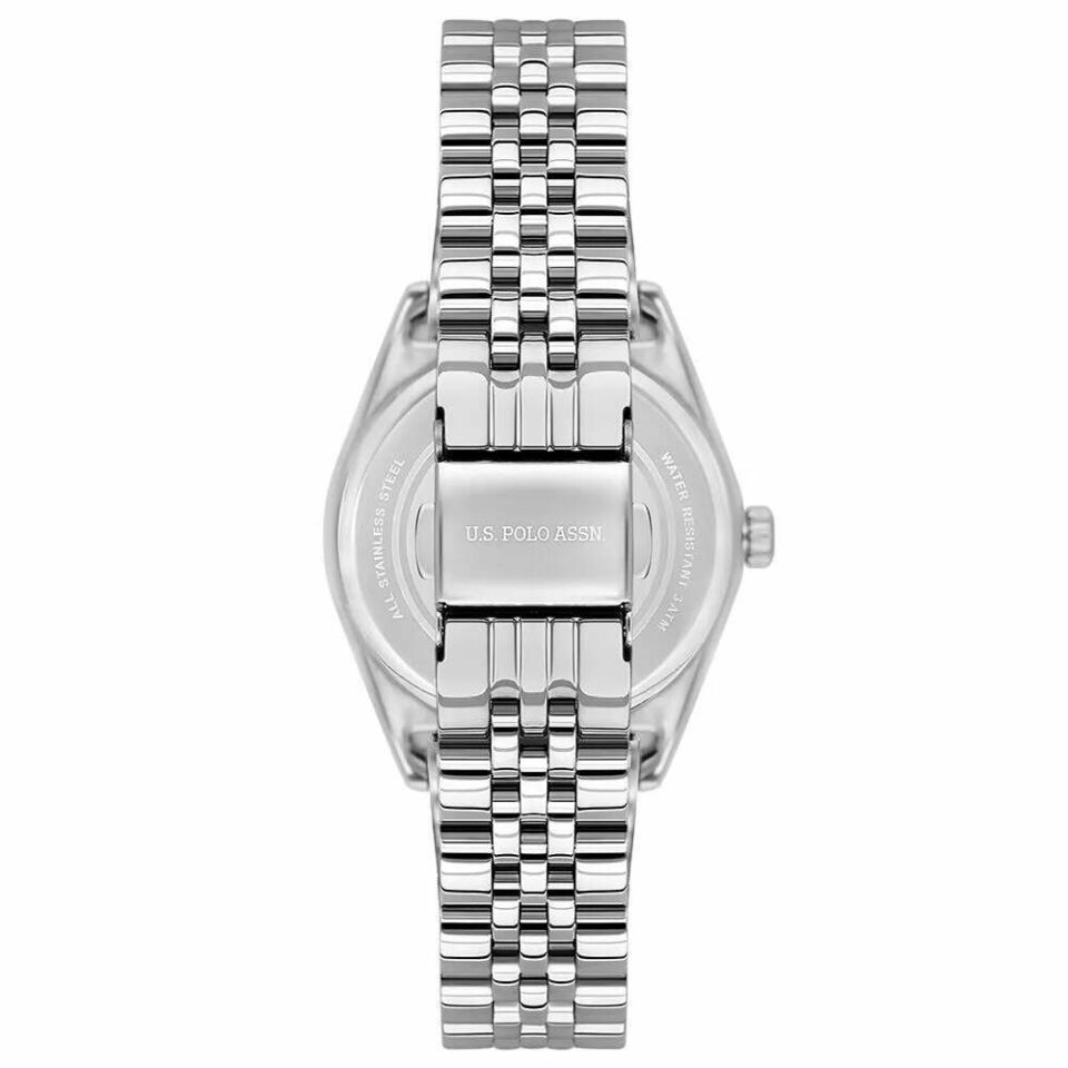 U.s. Polo Assn. USPA2045-10 Quartz Çelik Gri Pembe Kadran 34 mm Kadın Kol Saati