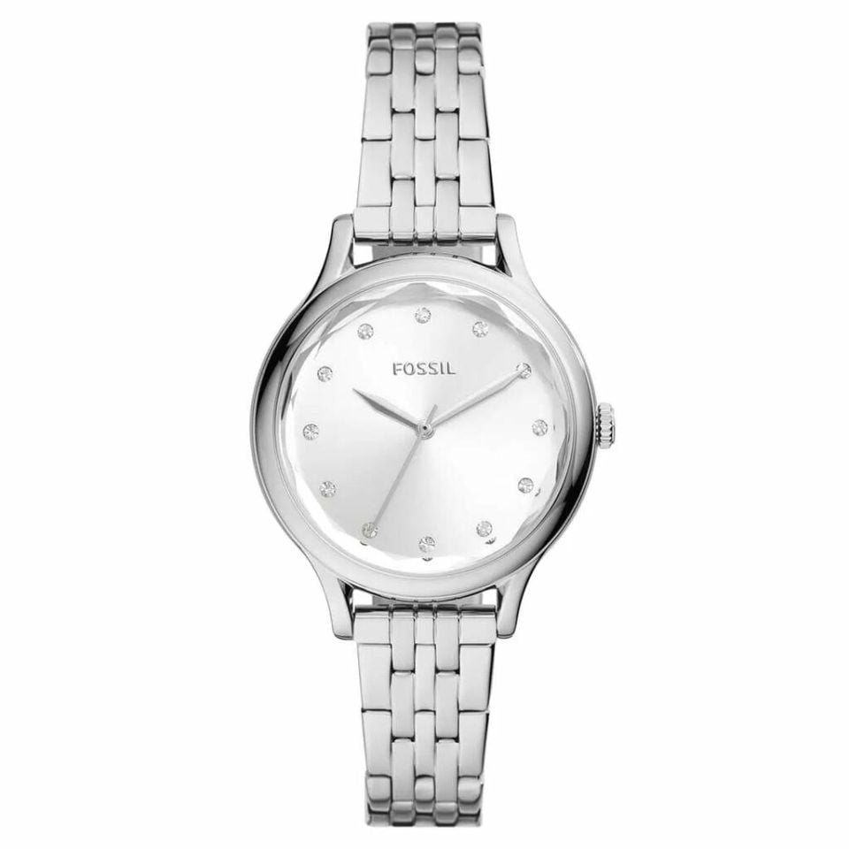 Fossil FBQ3861 Quartz Çelik Gri 34 mm Kadın Kol Saati