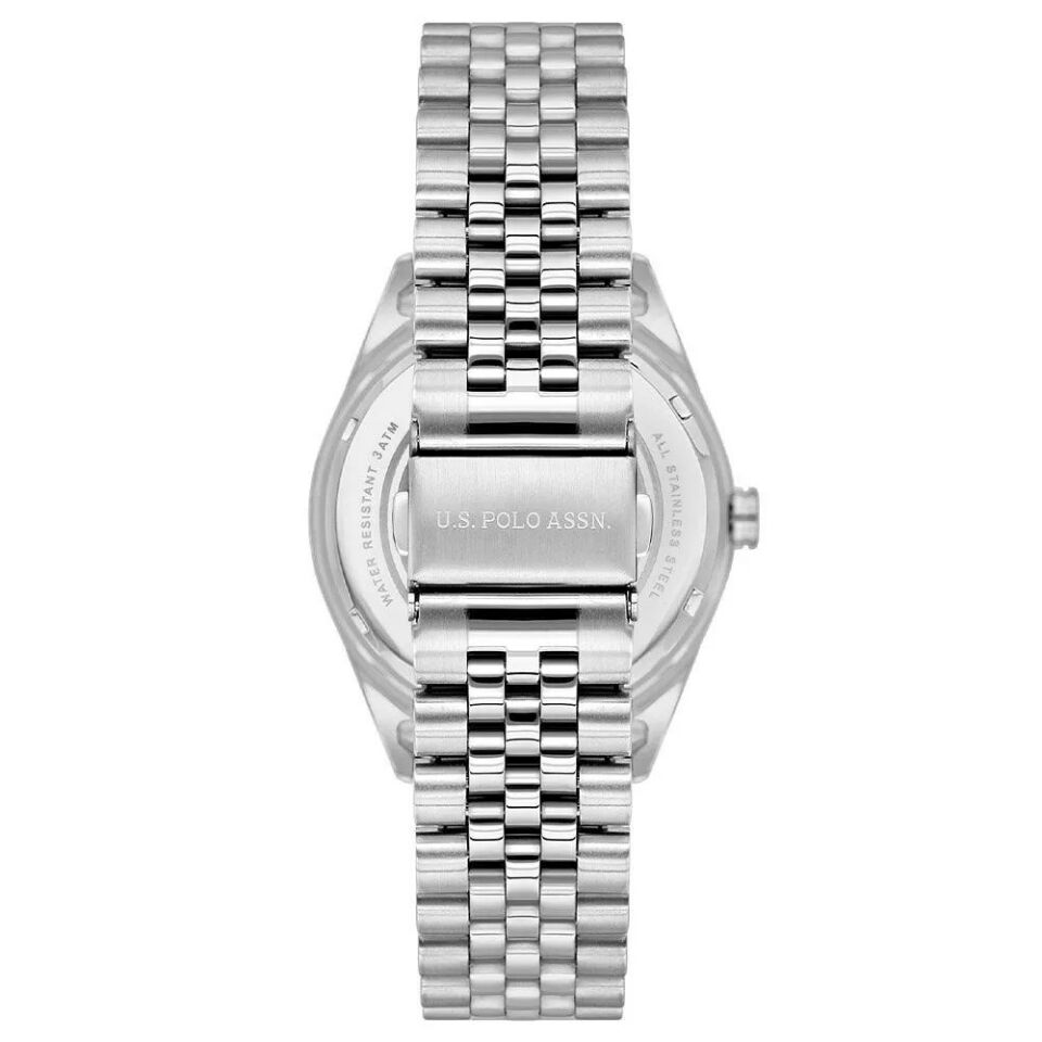 U.s. Polo Assn. USPA1096-03 Quartz Çelik Gri Siyah Kadran 42 mm Erkek Kol Saati
