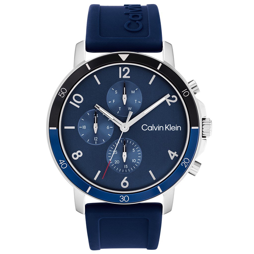 Calvin Klein CK25200071 Quartz Siikon 46 mm Lacivert  Erkek Kol Saati