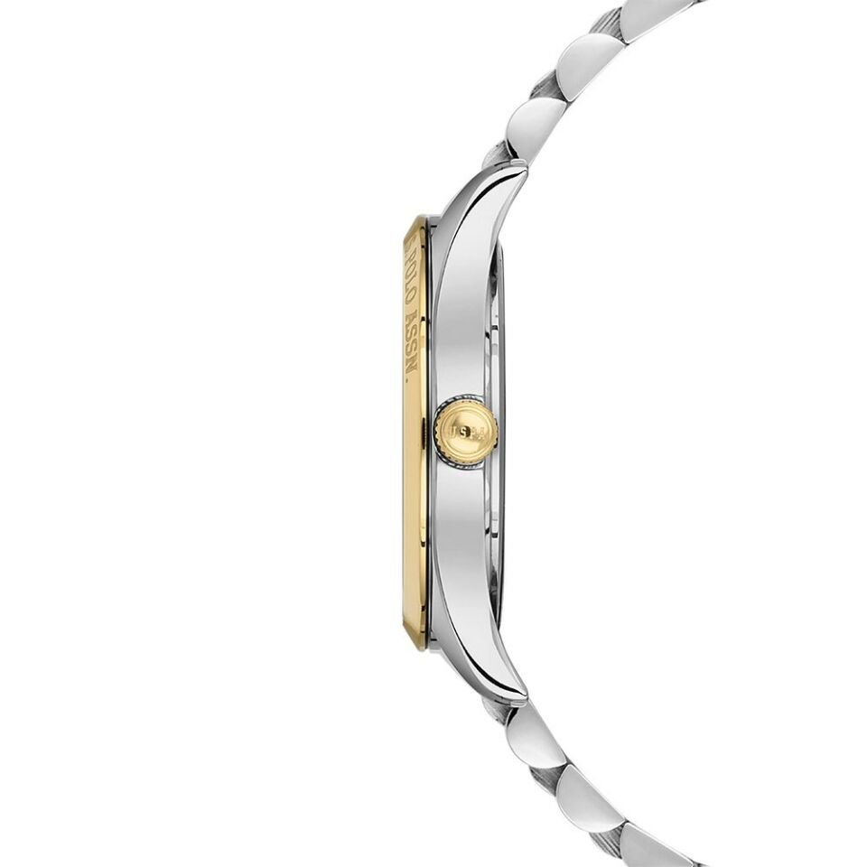 U.s. Polo Assn. USPA2041-07 Quartz Çelik Altın/Gri 37 mm Kadın Kol Saati