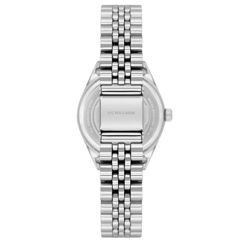 U.s Polo Assn. USPA2085-03 Quartz Çelik Gri Mavi Kadran 30 mm Kadın Kol Saati