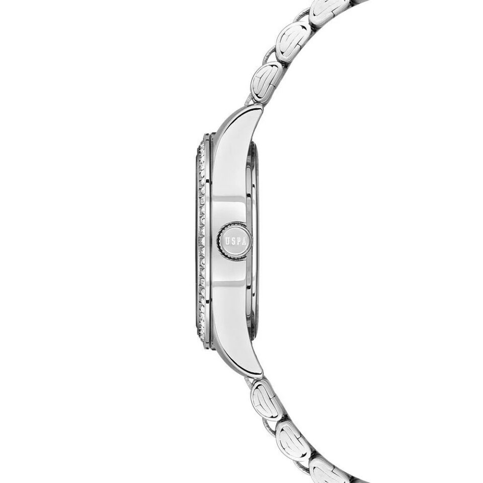 U.s Polo Assn. USPA2085-03 Quartz Çelik Gri Mavi Kadran 30 mm Kadın Kol Saati