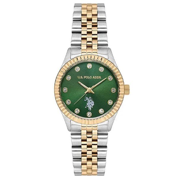 U.s. Polo Assn. USPA2086-05 Quartz Çelik Rose/Gri Yeşil Kadran 30 mm Kadın Kol Saati