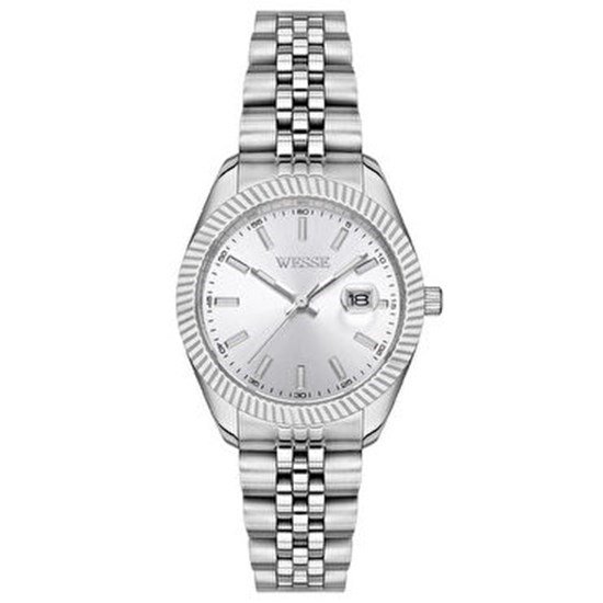 Wesse WWL1115B03 Quartz Çelik Gri 32 mm Kadın Kadın Kol Saati