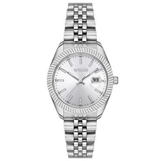 Wesse WWL1115B03 Quartz Çelik Gri 32 mm Kadın Kadın Kol Saati