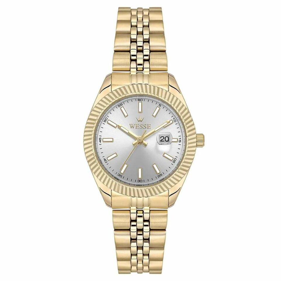 Wesse WWL1115B10 Quartz Çelik Altın Rengi 32 mm Kadın Kol Saati