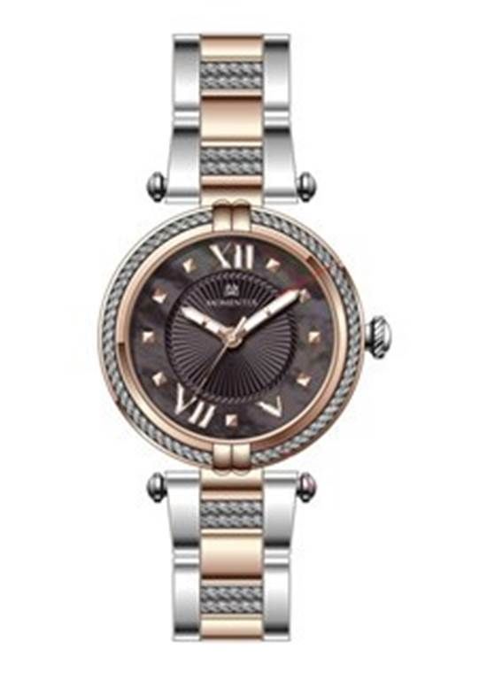 Momentus CS376T-05SR Quartz Çelik Gri/Rose Siyah Kadran 32 mm Kadın Saat