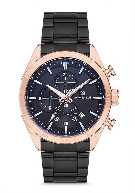 Momentus SC241R-04SR Quartz Siyah 10 ATM 45 mm Erkek Saat
