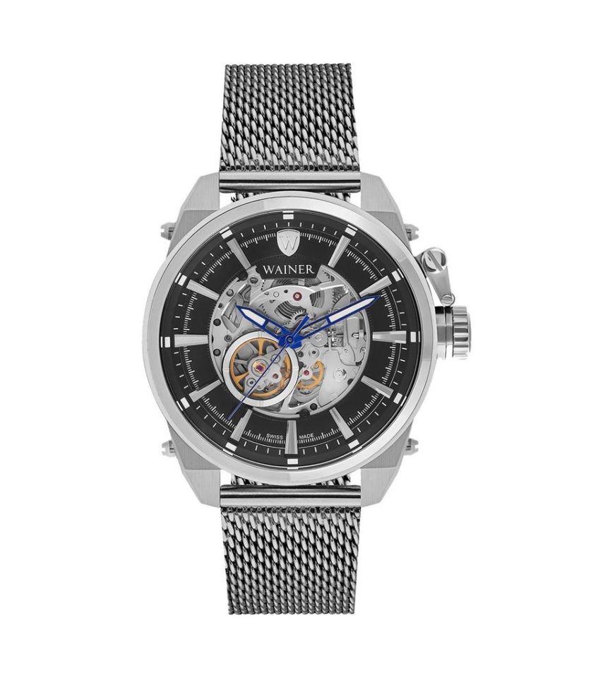 Wainer WA.25988-A Otomatik Swiss Made Safir Cam 46 mm Erkek Kol Saati