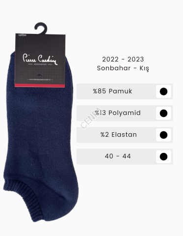 Pierre Cardin 2090 Patik Havlu Termal Erkek Çorap
