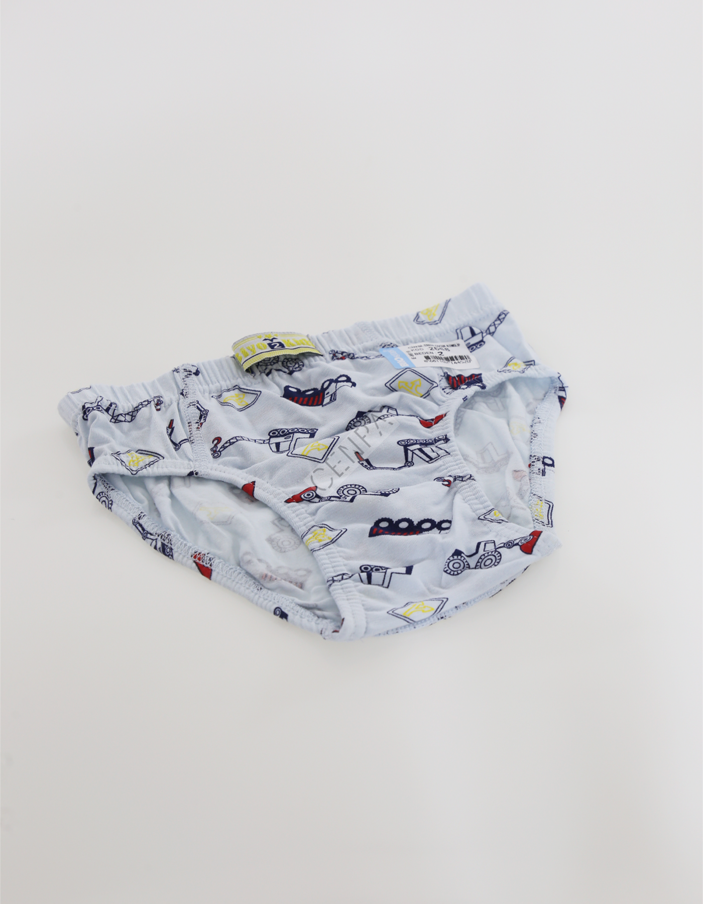 Biyokids Çocuk Erkek 2-3 Yaş Baskılı Renkli Slip Açık Mavi