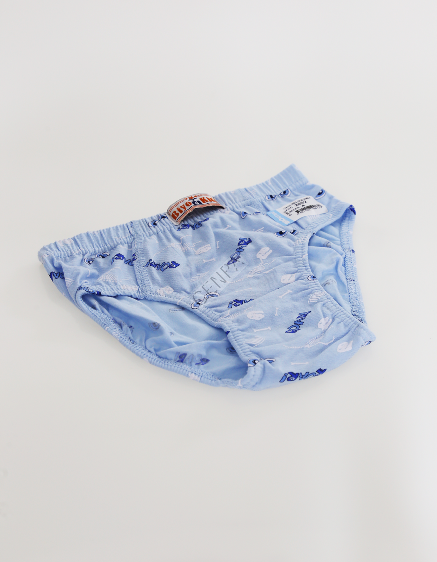 Biyokids Çocuk Erkek 4-5 Yaş Baskılı Renkli Slip Mavi