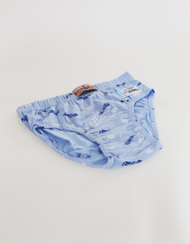 Biyokids Çocuk Erkek 4-5 Yaş Baskılı Renkli Slip Mavi