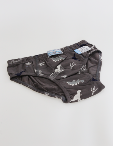Biyokids Çocuk Erkek 8-9 Yaş Baskılı Renkli Slip Açık Kahve