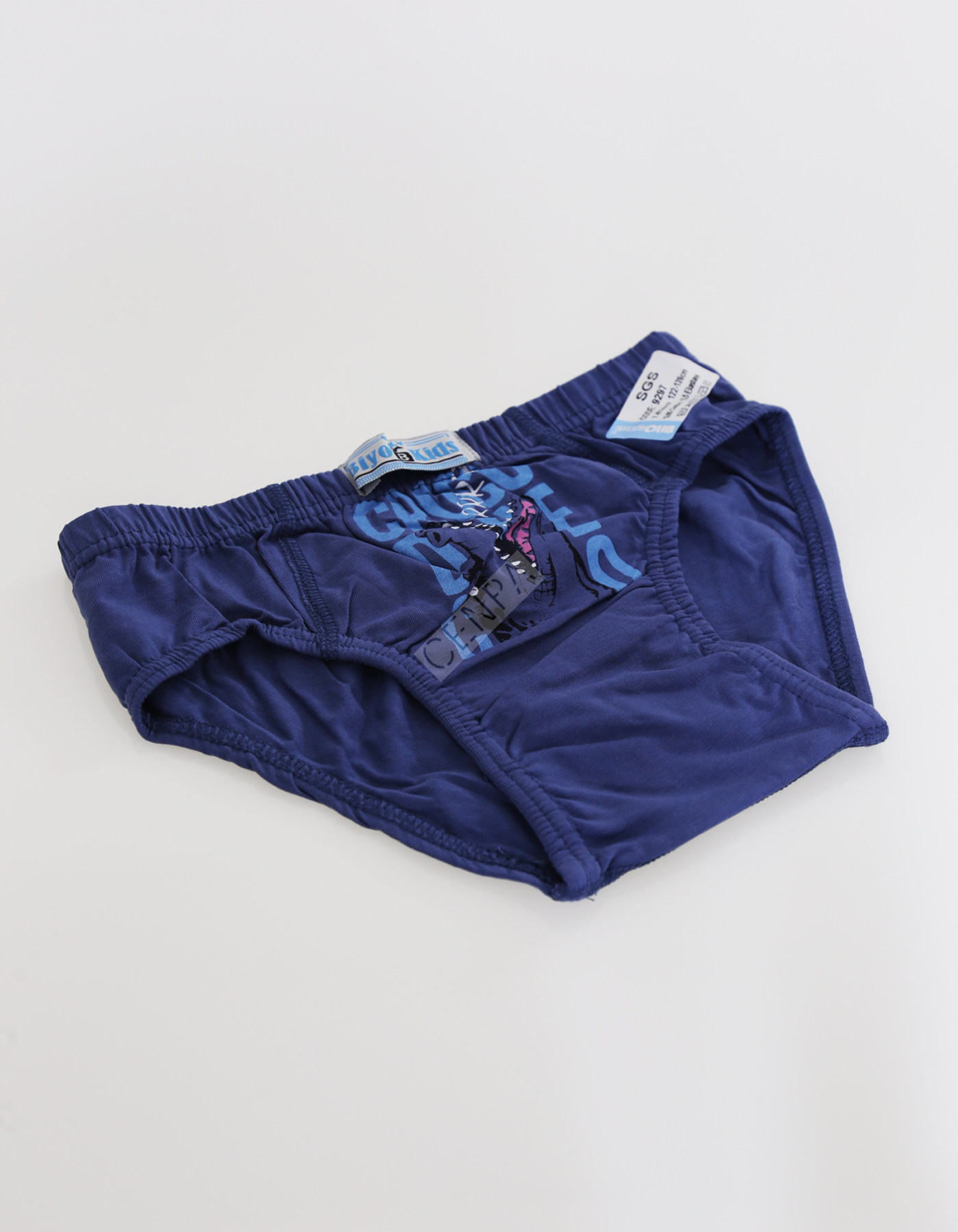Biyokids Çocuk Erkek 8-9 Yaş Baskılı Renkli Slip Lacivert