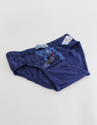 Biyokids Çocuk Erkek 8-9 Yaş Baskılı Renkli Slip Lacivert