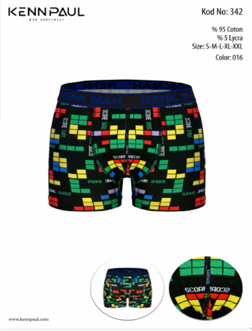 Kennpaul Erkek Desenli Boxer-342