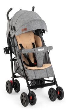 Rival Rv111 Sweet Tam Yatar Baston Bebek Arabası Gri