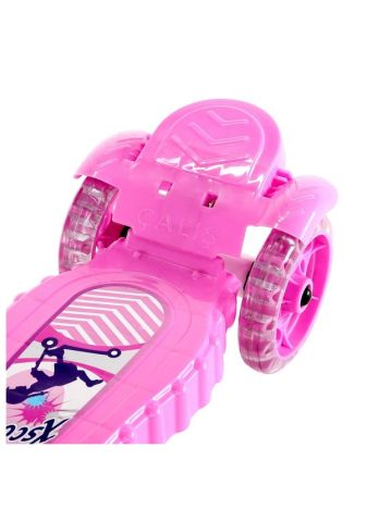 Çalış Toys Xscooty Silikon 3 Tekerlekli Scooter Pembe