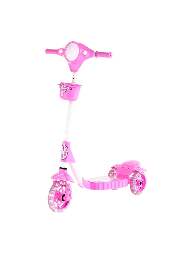 Çalış Toys Xscooty Silikon 3 Tekerlekli Scooter Pembe