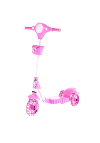 Çalış Toys Xscooty Silikon 3 Tekerlekli Scooter Pembe