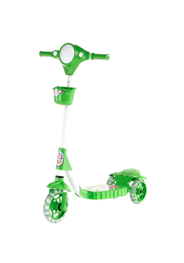 Çalış Toys Xscooty Silikon 3 Tekerlekli Scooter Yeşil