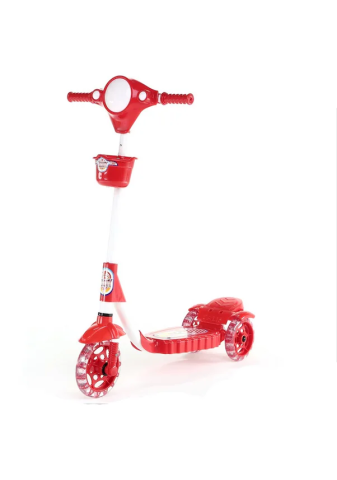 Çalış Toys Xscooty Silikon 3 Tekerlekli Scooter Kırmızı