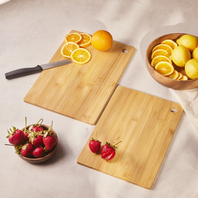 Emsan Bambu Master Chop 2'li Kesme Tahtası-2733
