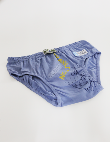 Biyokids Çocuk Erkek 14-16 Yaş Baskılı Renkli Slip Mavi
