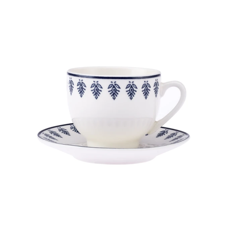 Emsan Marino New Bone 2 Kişilik Kahve Fincan Takımı 90 ml Mavi-3109