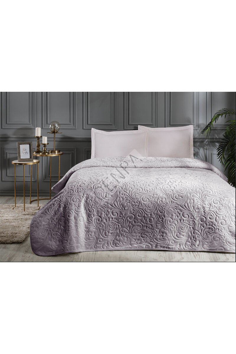Özdilek Trendy Tek Kişilik Battaniye 160x220 cm Kül Moru