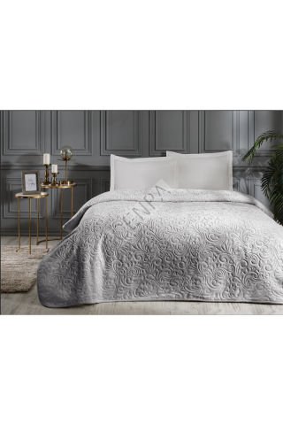 Özdilek Trendy Tek  Kişilik Battaniye 160x220 cm Açık Gri