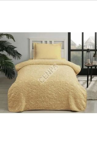 Özdilek Trendy Tek Kişilik Battaniye 160x220 cm Hardal