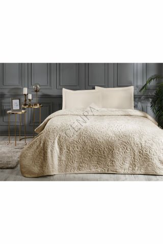 Özdilek Trendy Tek Kişilik Battaniye 160x220 cm Bej